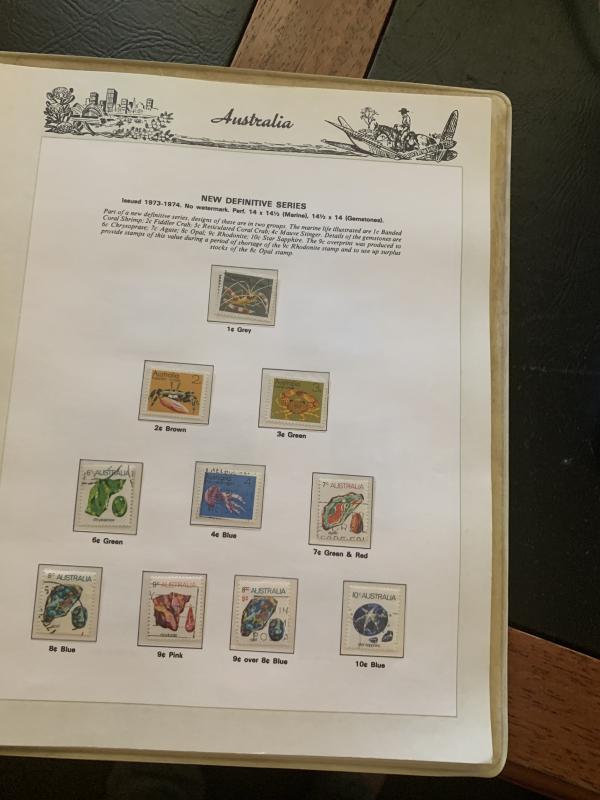 Australia Collection from 1927 to 1978 Used Cat. Value $575