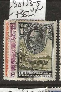 BECHUANALAND SG103-105   KGV    4D-1/-   COW    VFU   P1119H