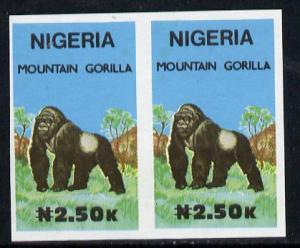 Nigeria 1990 Wildlife - Gorilla N2.50 unmounted mint impe...