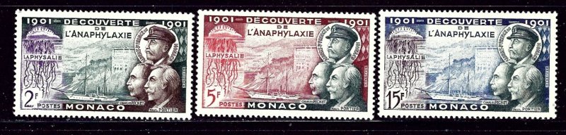 Monaco 303-05 MH 1953 set    (ap2889)