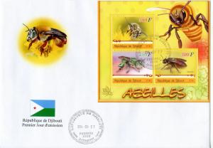 DJIBOUTI FDC BEES INSECTS II