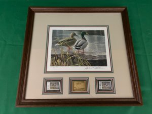 1985 Canada Duck Stamp Print - Mallards - by Robert Bateman Medallion Edition
