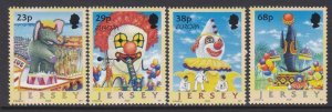 1020-23 Circus Figures Europa MNH