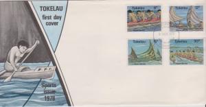 Tokelau Islands 1978 Sports Issue First Day Cover