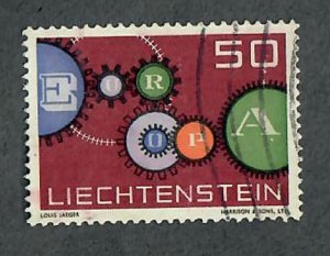 Liechtenstein #368 used single