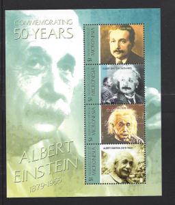 Micronesia, 660, Albert Einstein Sheet(4), **MNH**