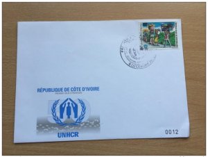 Ivory Coast 2000 FDC UNHCR United Nations UN UN UN UN Mi. 1268-