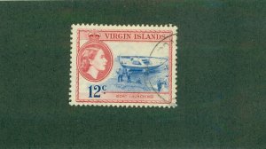 VIRGIN ISLANDS 122 USED BIN $1.00