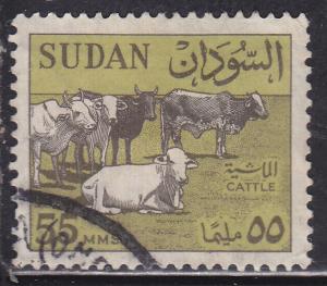 Sudan 153 Cattle Grazing 1962