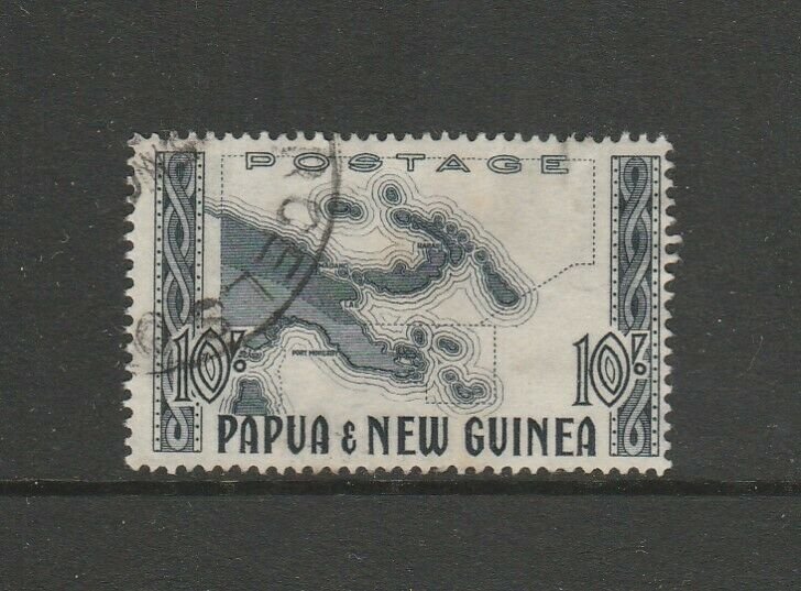 Papua New Guinea 1952 Defs 10/- FU SG 14