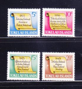 Tokelau 16-19 Set MNH History Of Tokelau (B)