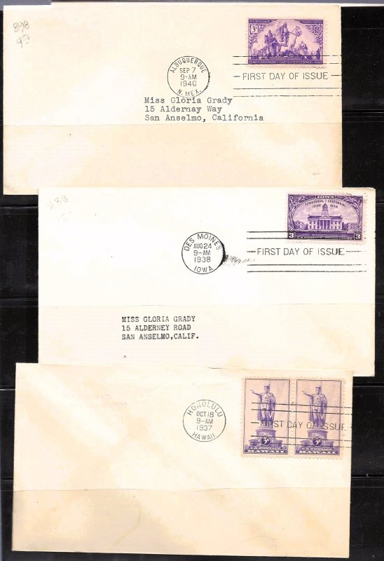 United States FDC 6ea -