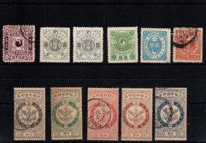 Korea Classic stamps used and mint catalogue value + $130