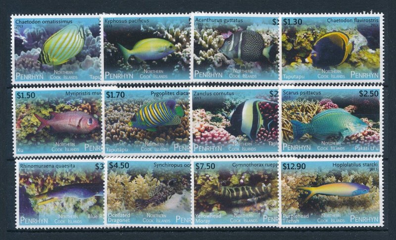 [113758] Penrhyn Cook Islands 2013 Marine life Fish  MNH
