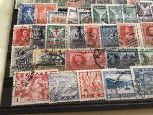 Greece mixed used stamps A10491