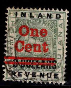 British Guiana Scott 150 Used surcharged stamp