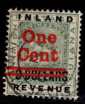 British Guiana Scott 150 Used surcharged stamp