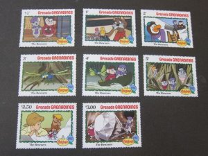 Grenada 1982 Sc 519-24,26-7 Disney MNH