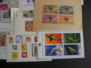 LATIN AMERICA 17 MNH/MH souvenir sheets, mixed condition, check them out!