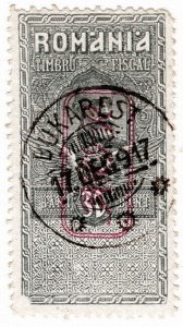 (I.B) Romania Revenue : Duty Stamp 30b (German Occupation)