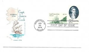 1732-33 James Cook on one Farnam, HF, FDC Honolulu, HI