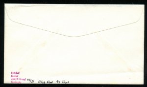 US 2606-2608 reflected flag UA HP Kribbs Kover limited cachet Triple FDC combo