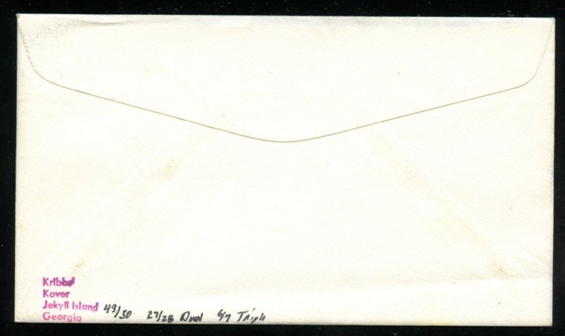 US 2606-2608 reflected flag UA HP Kribbs Kover limited cachet Triple FDC combo