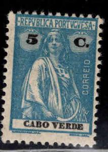 Cabo or Cape Verde Scott 183 MH* Ceres stamp