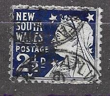 New South Wales #104 Queen Victoria  2 1/2p  (U) CV$3.25