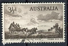 Australia; 1955: Sc. # 281: Used Single. Stamp