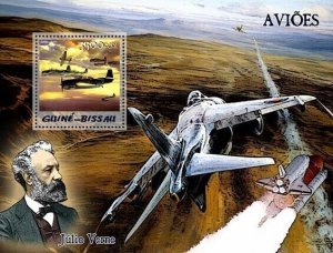 Guinea - Bissau 2005 - Aircraft & Jules Verne s/s, Y&T 273, Michel 3099/BL516