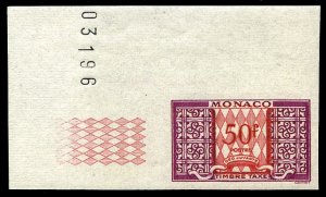 Monaco, Postage Dues YT29-38A Cat€115, 1946-57 10c-50f, complete set (as is...