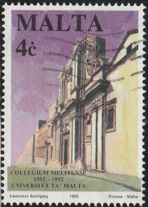 Malta, #809  Used From 1992,   CV-$0.25