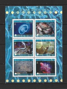 TURKS AND CAICOS - 1999 UNDER WATER PHOTOGRAPHY - SCOTT 1281g - MNH