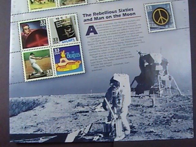 U.S.#3188-MNH-- PANE OF 15 STAMPS-CELEBRATE THE CENTURY THE 1960'S----1999