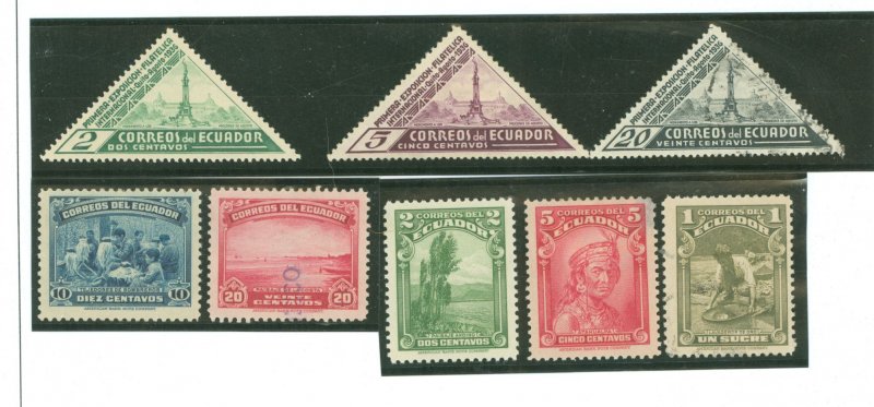 Ecuador #352/353/355/361-365 Used Single