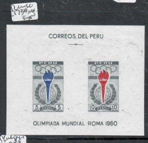 PERU  SC C173A OLYMPICS   MINI SHEET  MNH     P0303 H