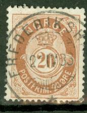 Norway 43 used CV $22.50
