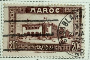 AlexStamps FRENCH OFFICES IN MOROCCO #130 VF Used 