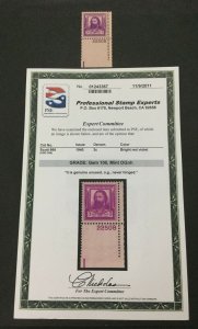 MOMEN: US STAMPS #866 MINT OG NH PSE GRADED CERT GEM-100