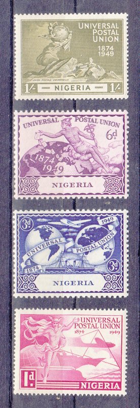 Nigeria Scott #75-78 MH