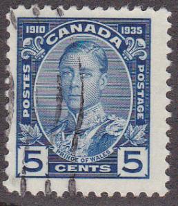 Canada # 214, Prince of Wales, Used, Third Cat