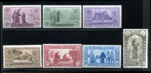 Italy 258-264 Mint LH set