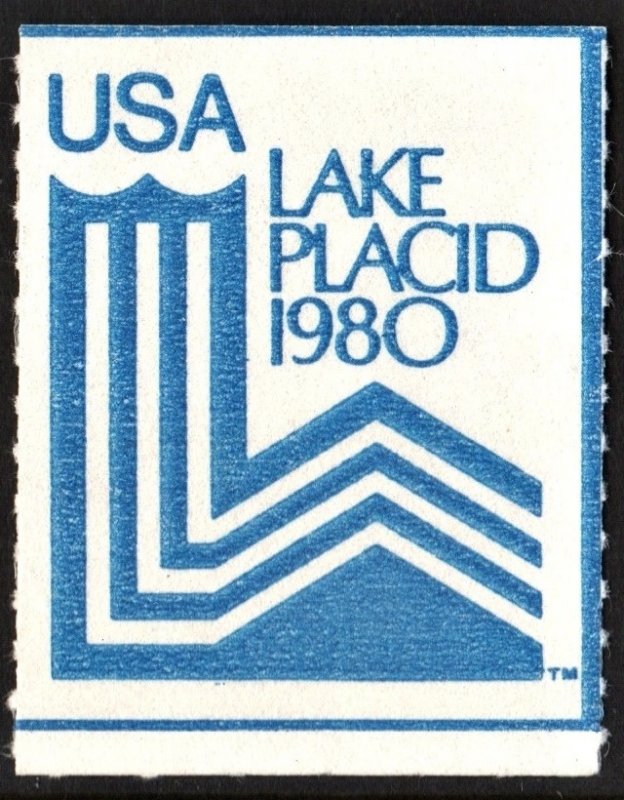 Lake Placid Olympic Poster Stamp (1980) No Gum