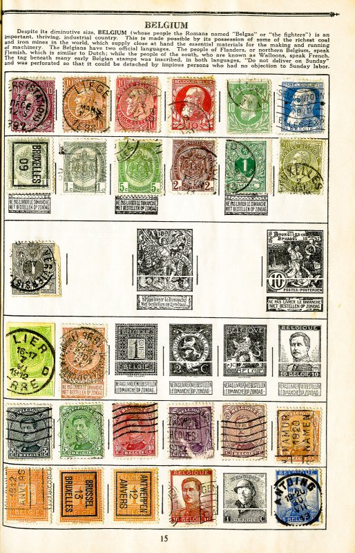 Worldwide Adventure Album Postage Stamps Of The World