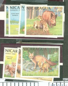 Nicaragua #1703-9  Single (Complete Set)