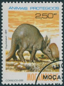 Mozambique 1981 SG858 2m.50 Aardvark CTO