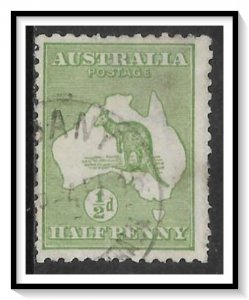 Australia #1 Kangaroo & Map Used
