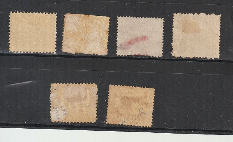 Collection of Roman States 1868 Scott #21 ,unused 22(x3)used,, 24(x2) Unused