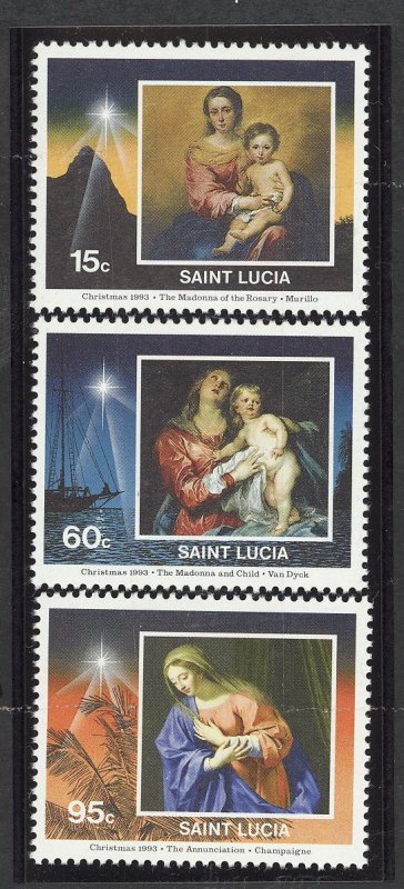 St. Lucia #1005-1007  Single (Complete Set)